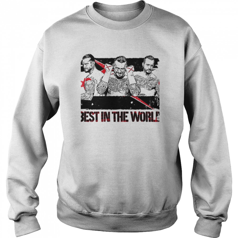 number 1 cm punk best in the world shirt unisex sweatshirt
