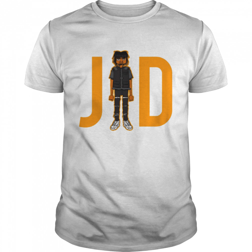 Orange Text Art Rapper Jid shirt Classic Men's T-shirt