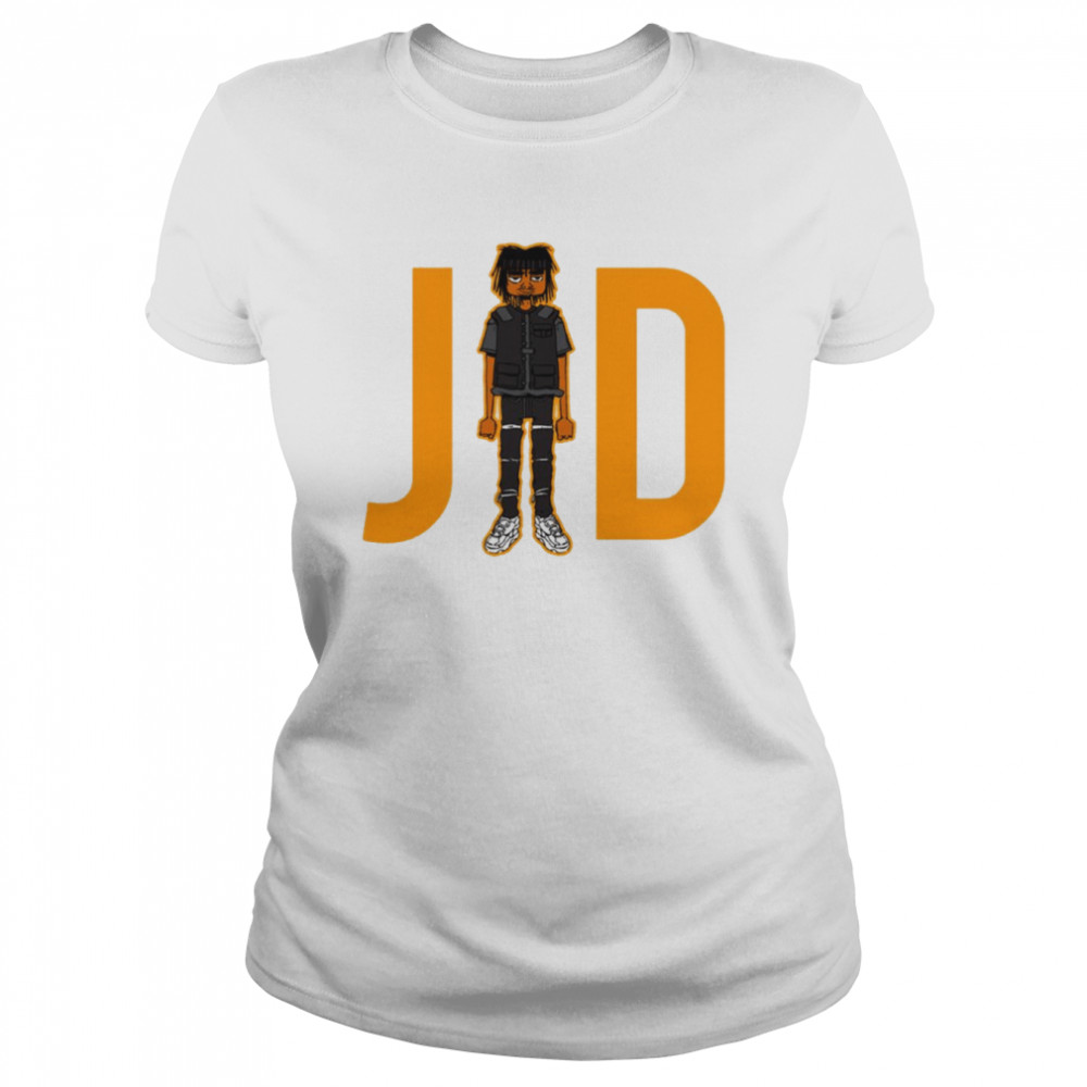 Orange Text Art Rapper Jid shirt Classic Women's T-shirt