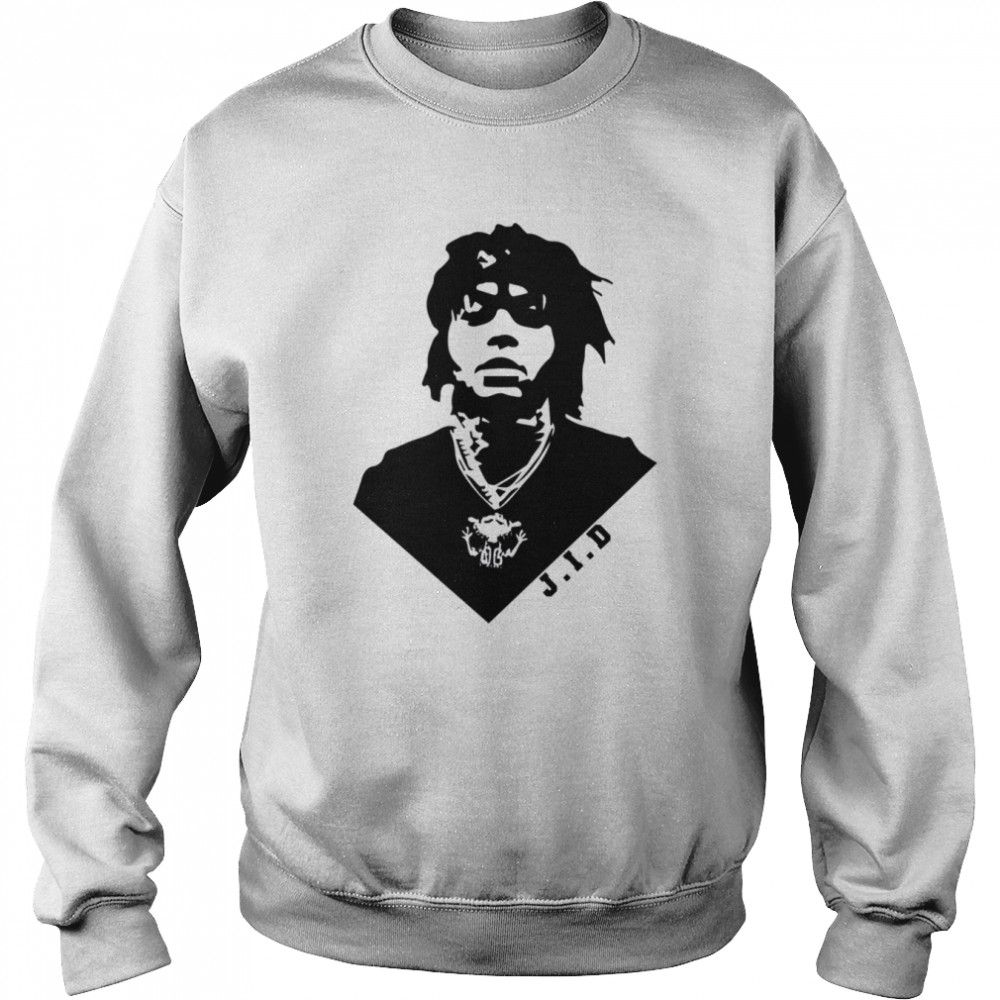 Portrait Rapper Jid Black Art shirt Unisex Sweatshirt