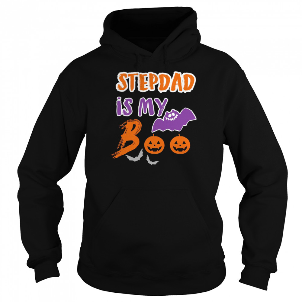 Stepdad Is My BOO Halloween Stepdad s Unisex Hoodie