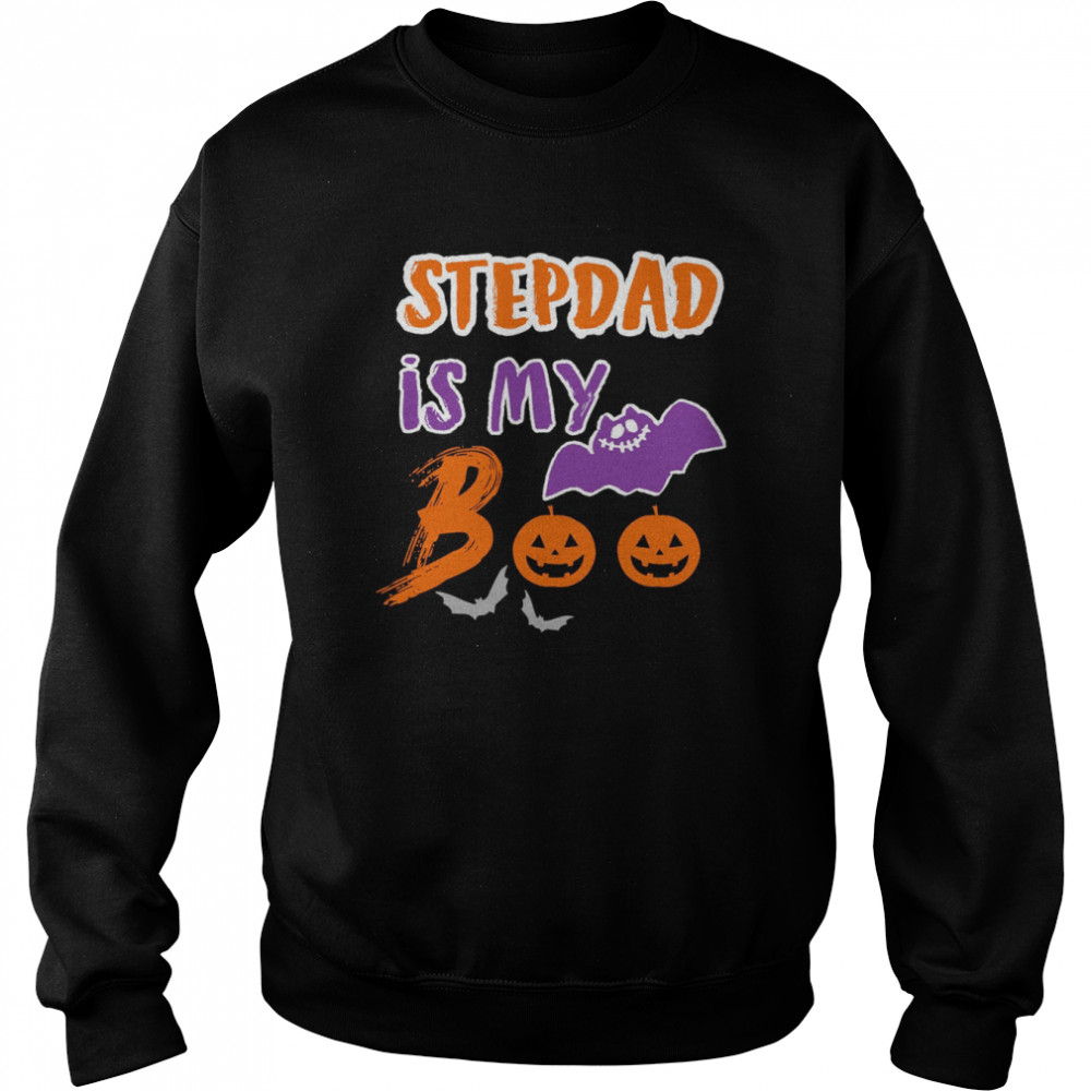 Stepdad Is My BOO Halloween Stepdad s Unisex Sweatshirt