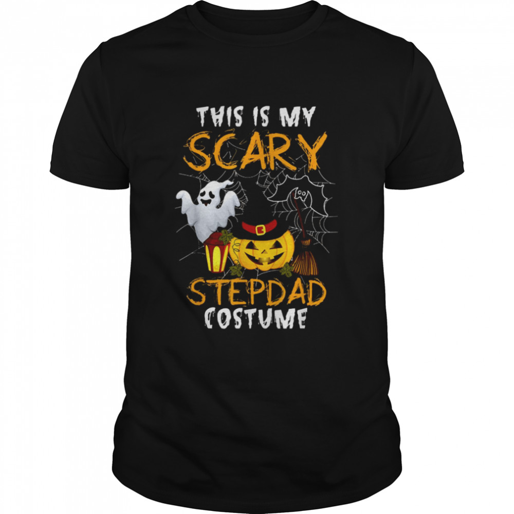 This Is My Scary Stepdad Halloween Costume Stepdad s Classic Men's T-shirt