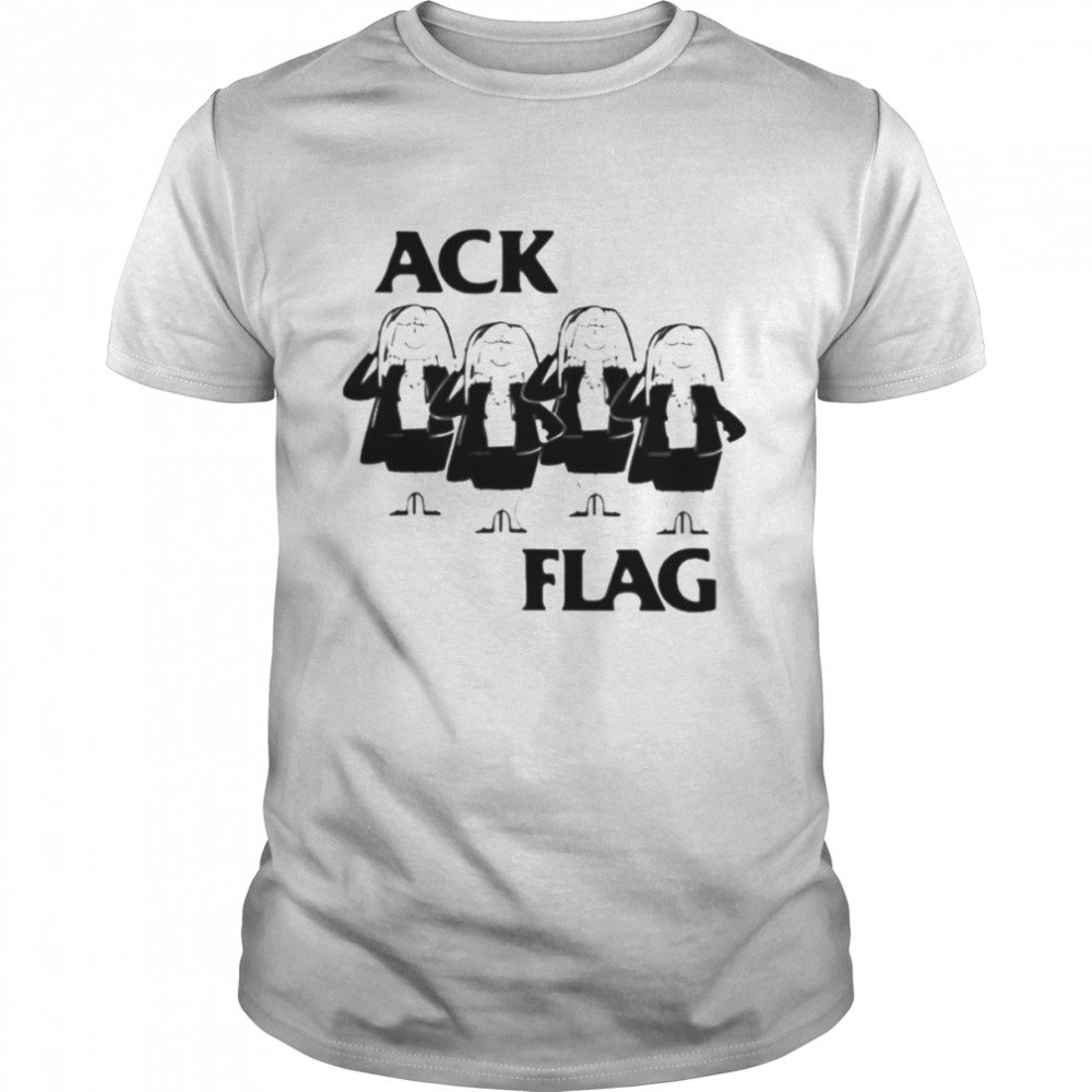 Ack flag black flag cathy mash up parody shirt Classic Men's T-shirt