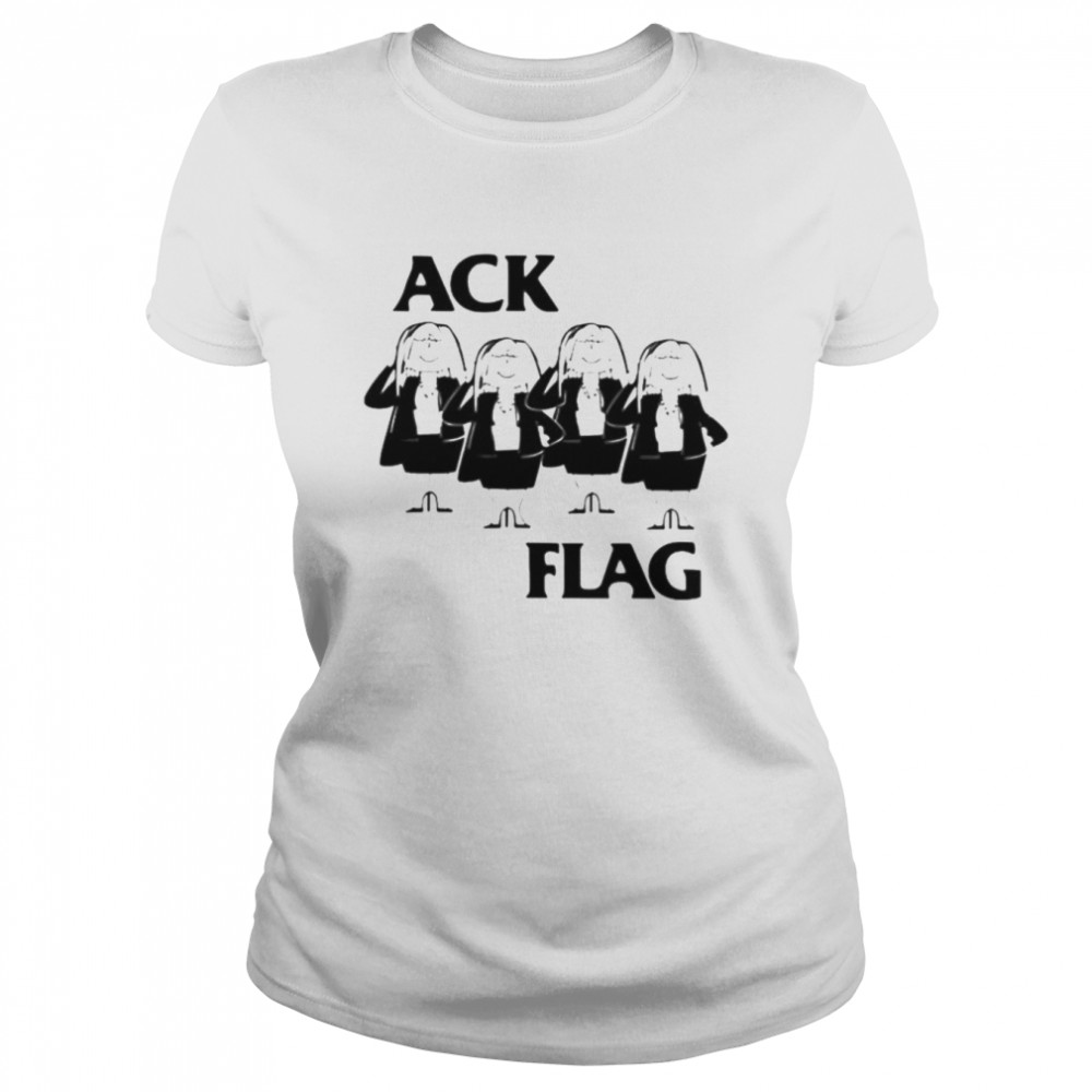 Ack flag black flag cathy mash up parody shirt Classic Women's T-shirt