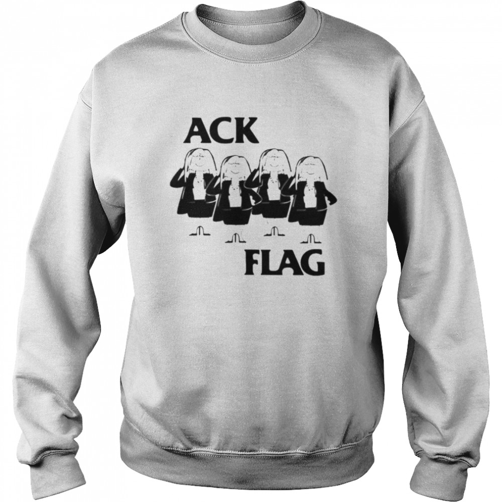 Ack flag black flag cathy mash up parody shirt Unisex Sweatshirt