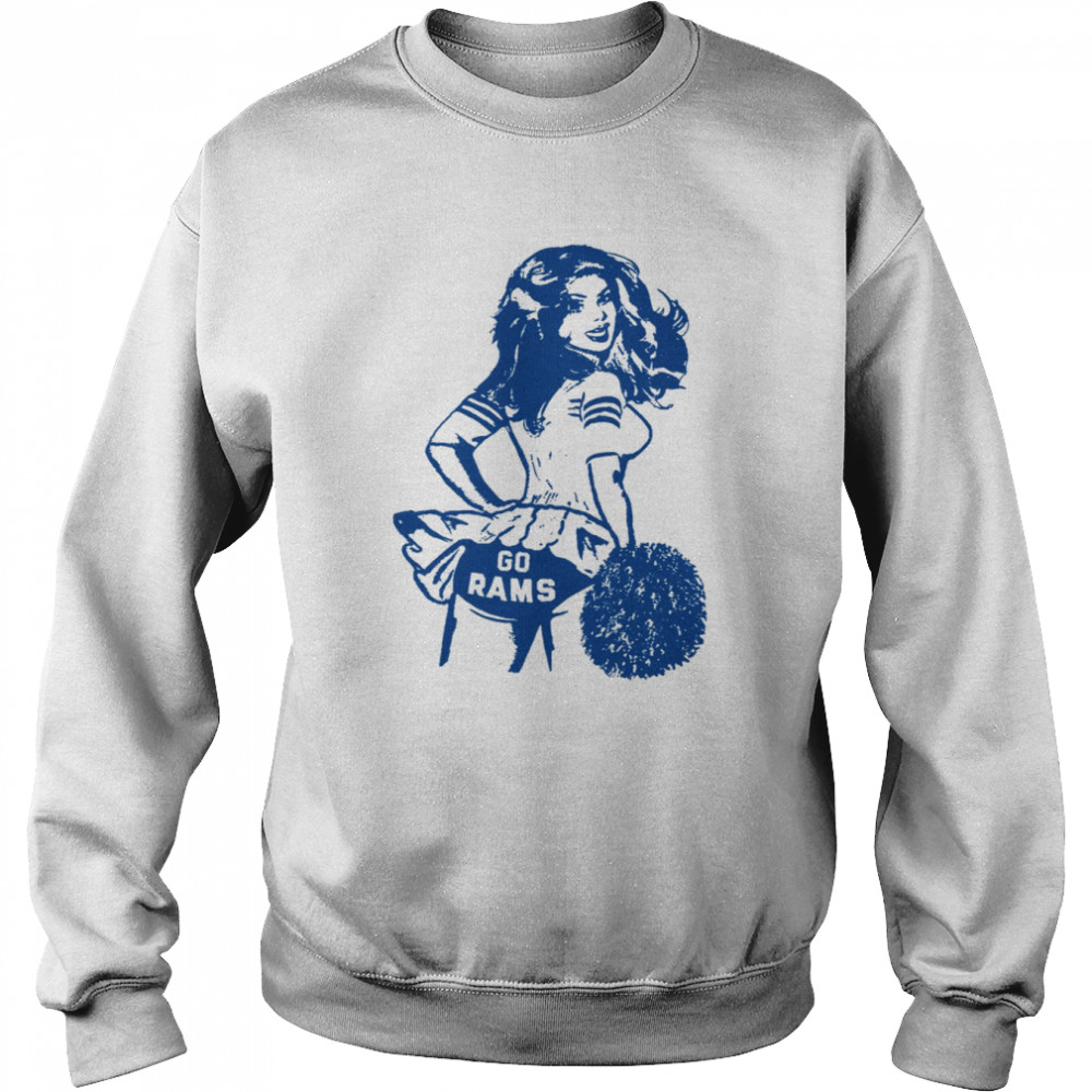 Go Rams Vintage Football Los Angeles T  Unisex Sweatshirt