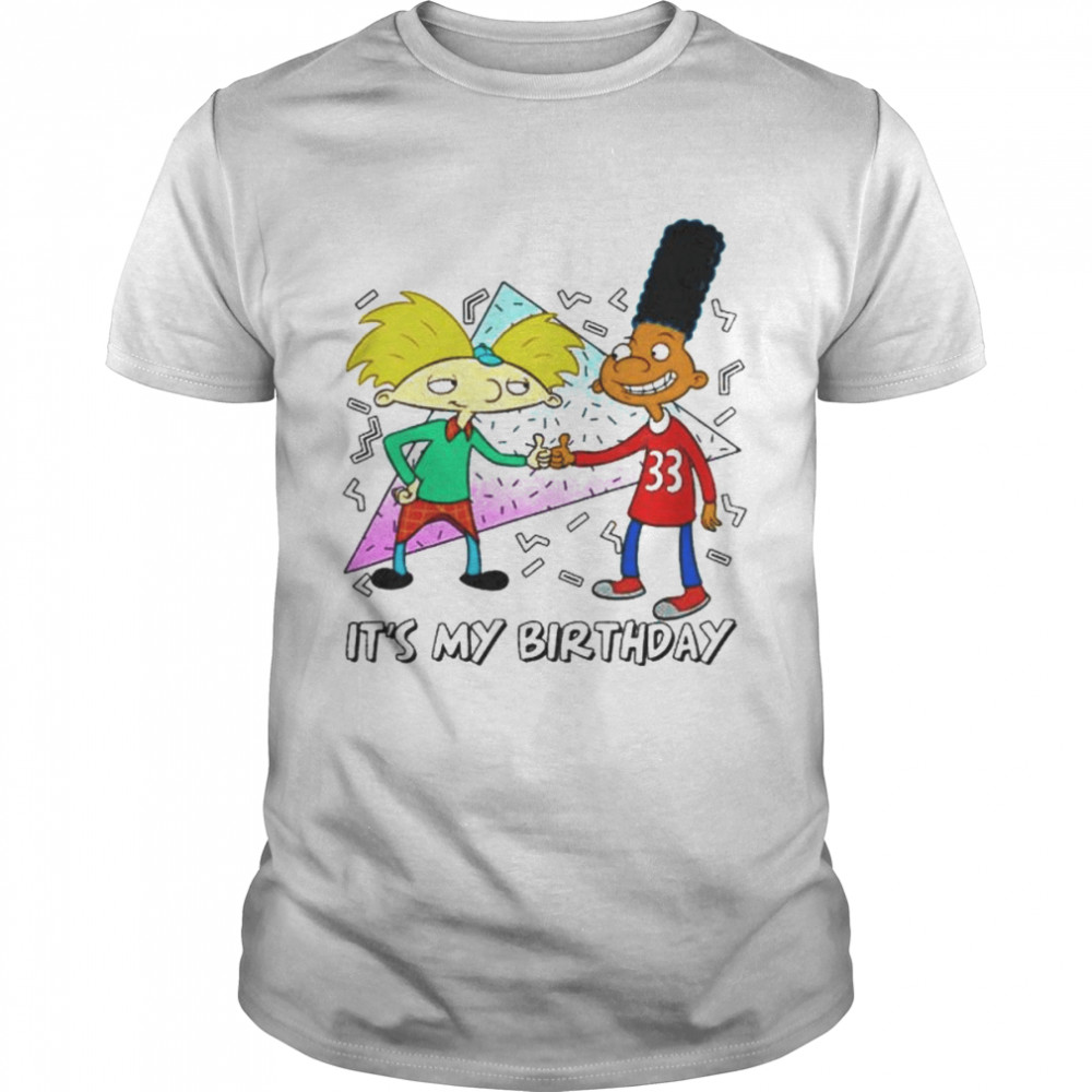Hey arnold! birthday arnold gerald it’s my birthday shirt Classic Men's T-shirt