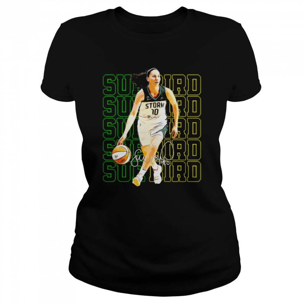 Sue Bird Legend Basketball Signature Vintage Retro 80s shirt Classic Women's T-shirt