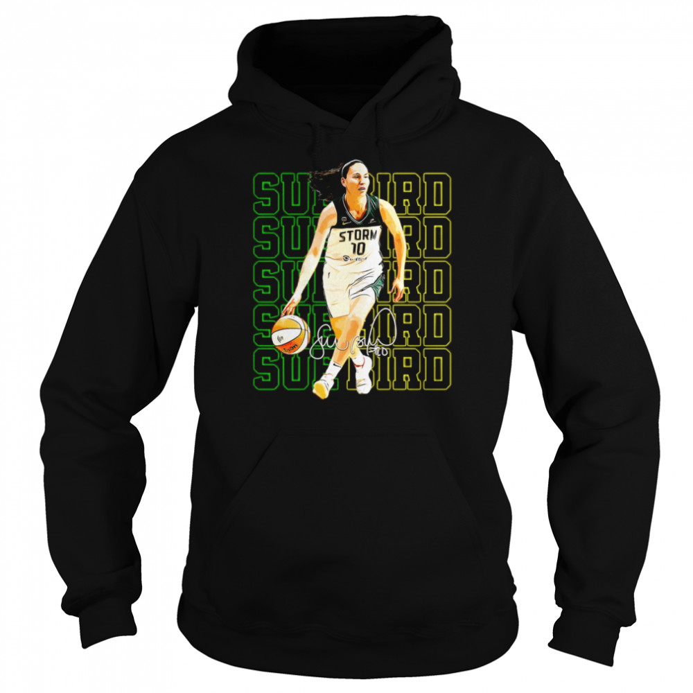 Sue Bird Legend Basketball Signature Vintage Retro 80s shirt Unisex Hoodie