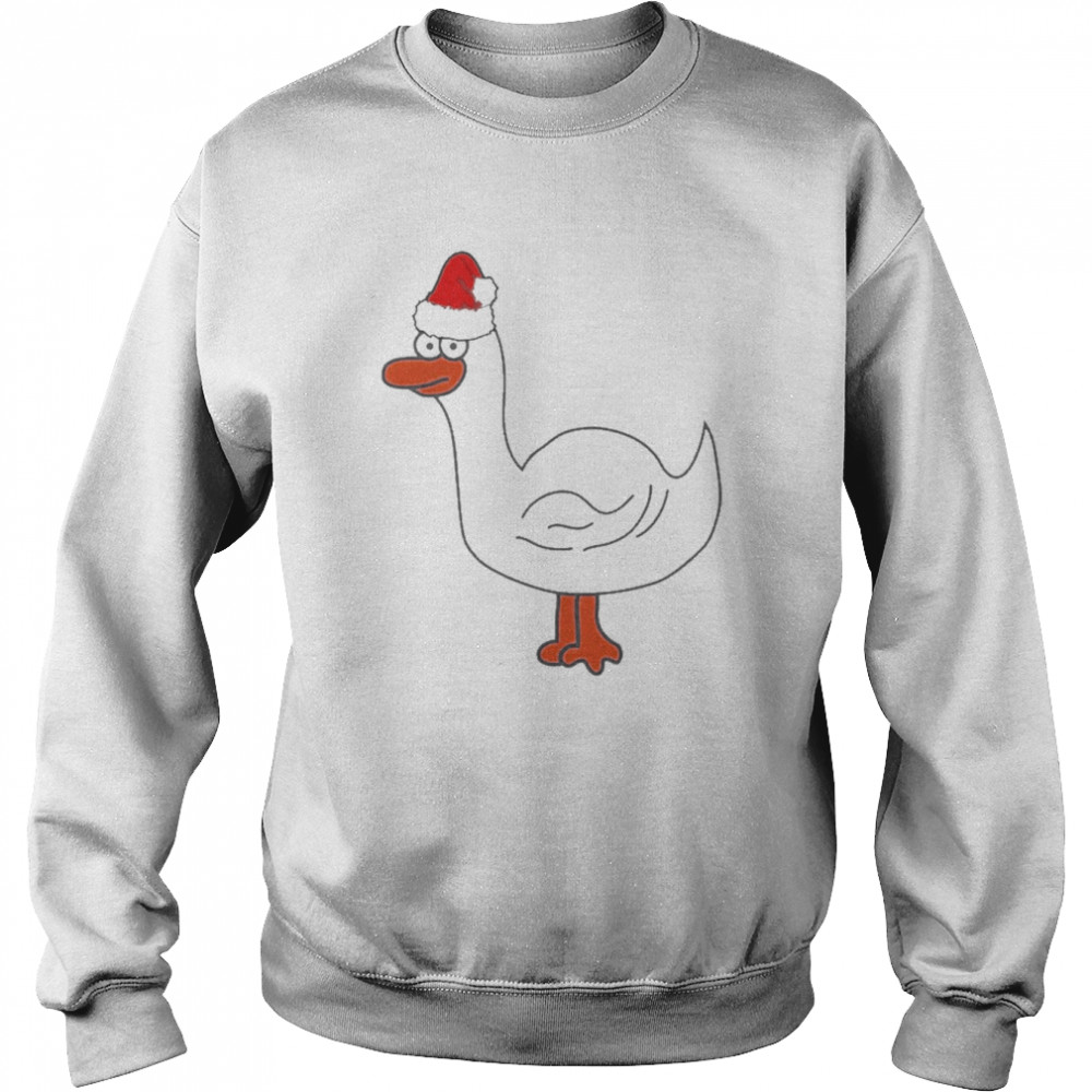 Christmas Goose Xmas Geese Poultry Chicken Farm  Unisex Sweatshirt