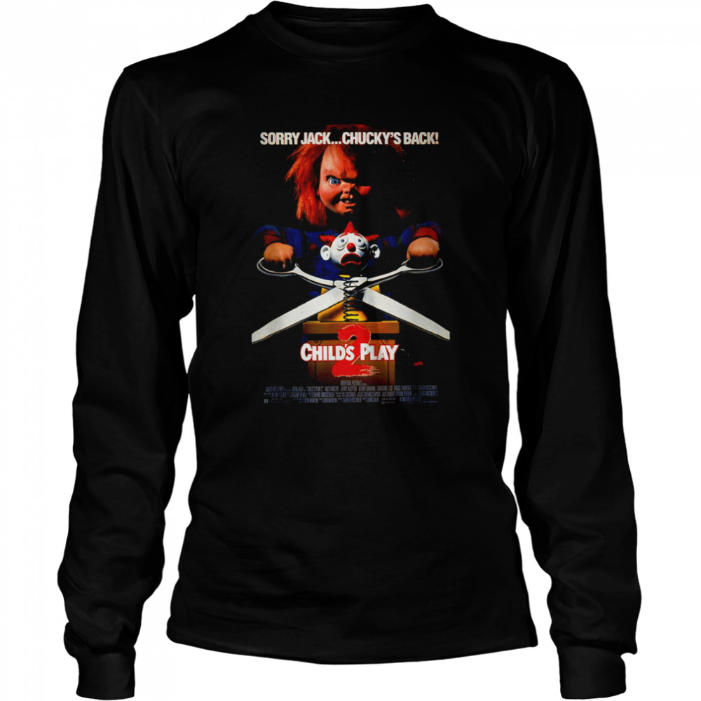 Chucky Child’s Play 2 Guess Who’s Back Poster shirt Long Sleeved T-shirt
