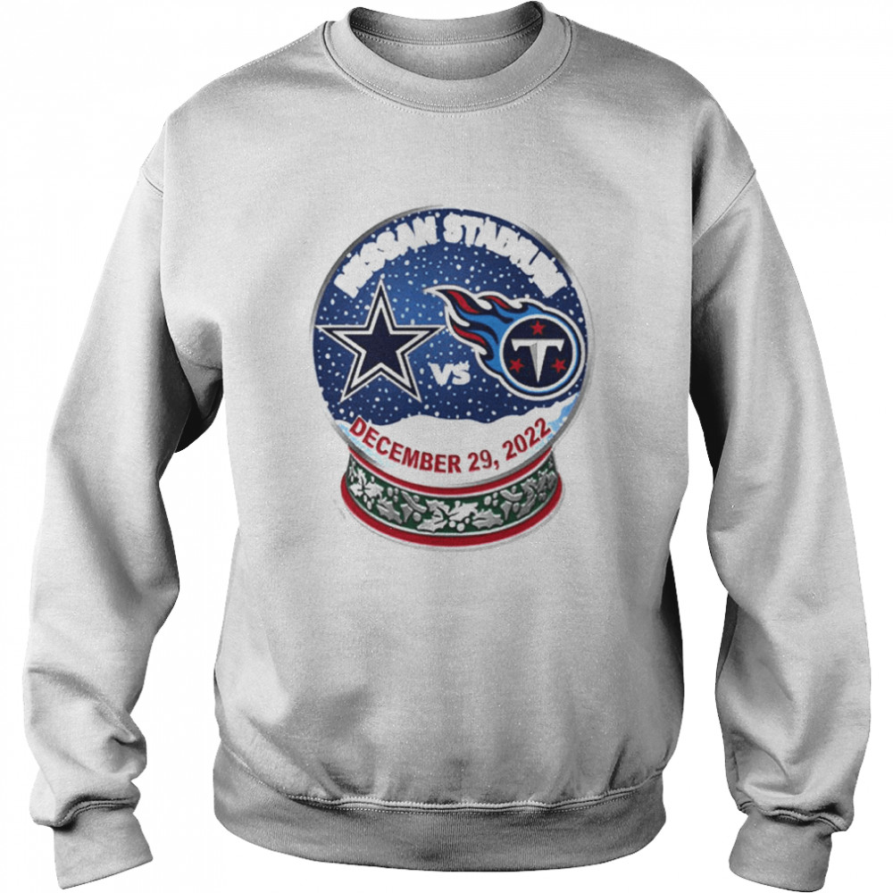 Dallas Cowboys vs Tennessee Titans Gameday Hatpin 2022 Nissan Stadium shirt Unisex Sweatshirt
