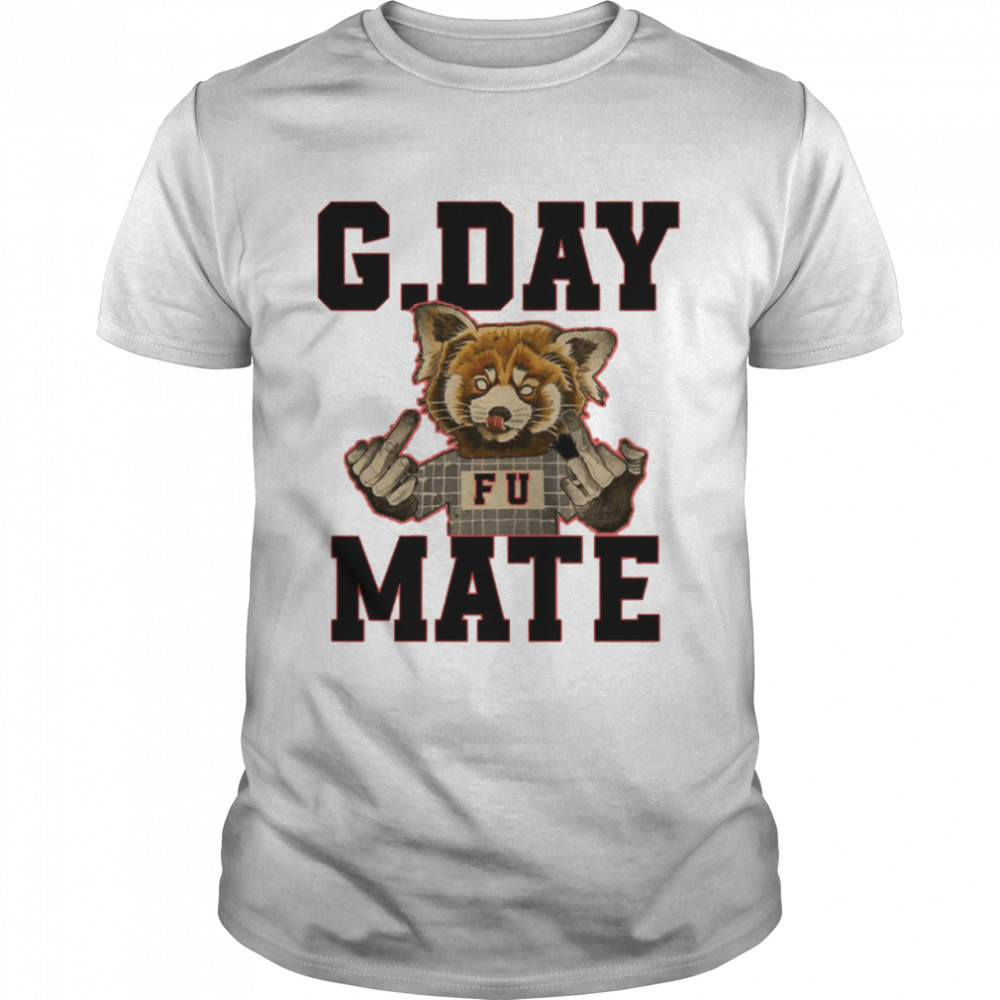 Gday Mate Good Day Mate Ozzy Saying Australian Slang shirt