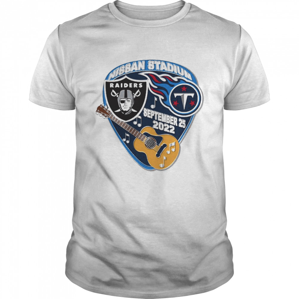 Las Vegas Raiders vs Tennessee Titans 2022 Nissan Stadium shirt Classic Men's T-shirt