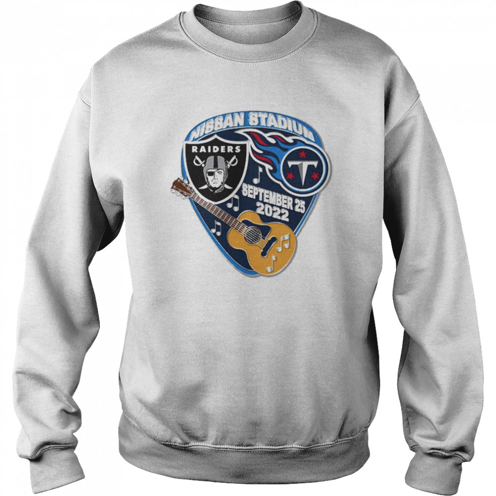 Las Vegas Raiders vs Tennessee Titans 2022 Nissan Stadium shirt Unisex Sweatshirt