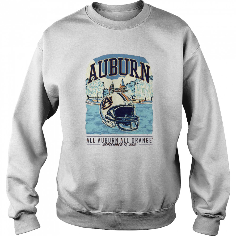 Auburn Tigers All Auburn All Orange 2022  Unisex Sweatshirt
