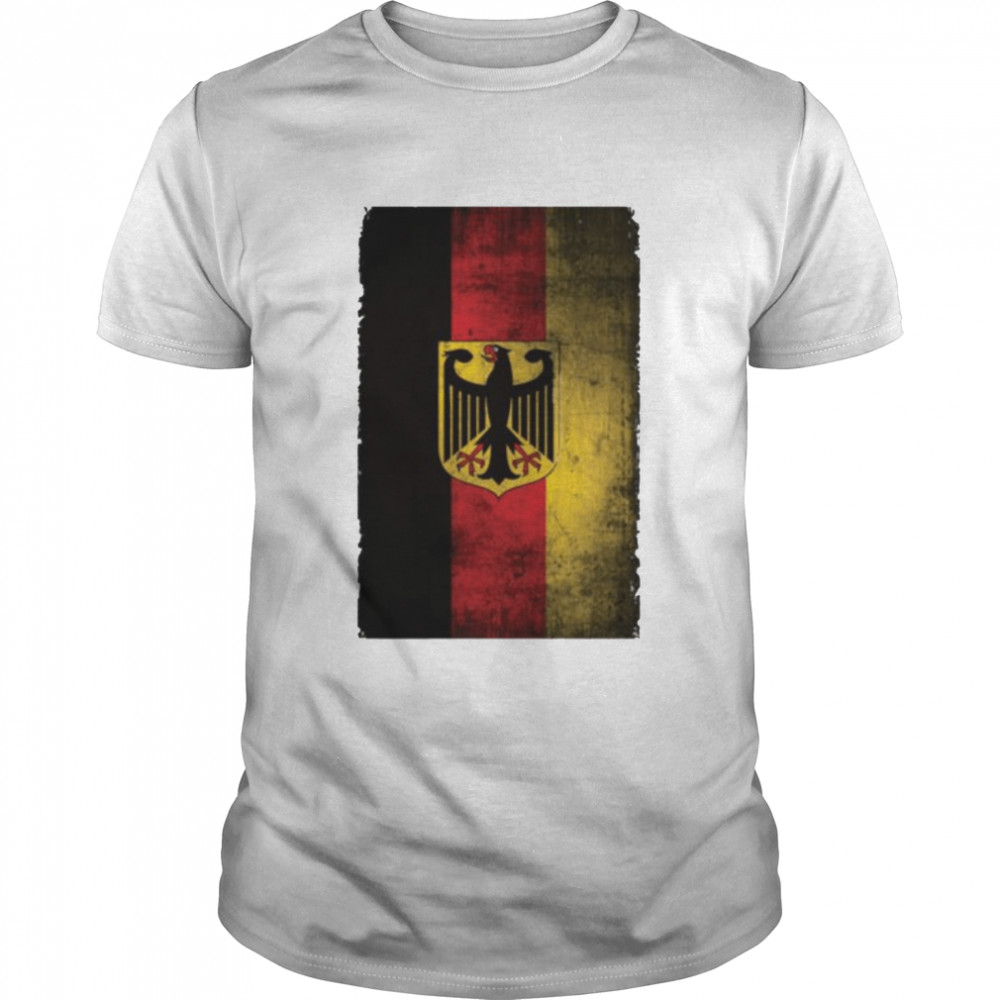Flag Eagle Coat Of Arms Bundesadler Chiffon Top German Political shirt Classic Men's T-shirt