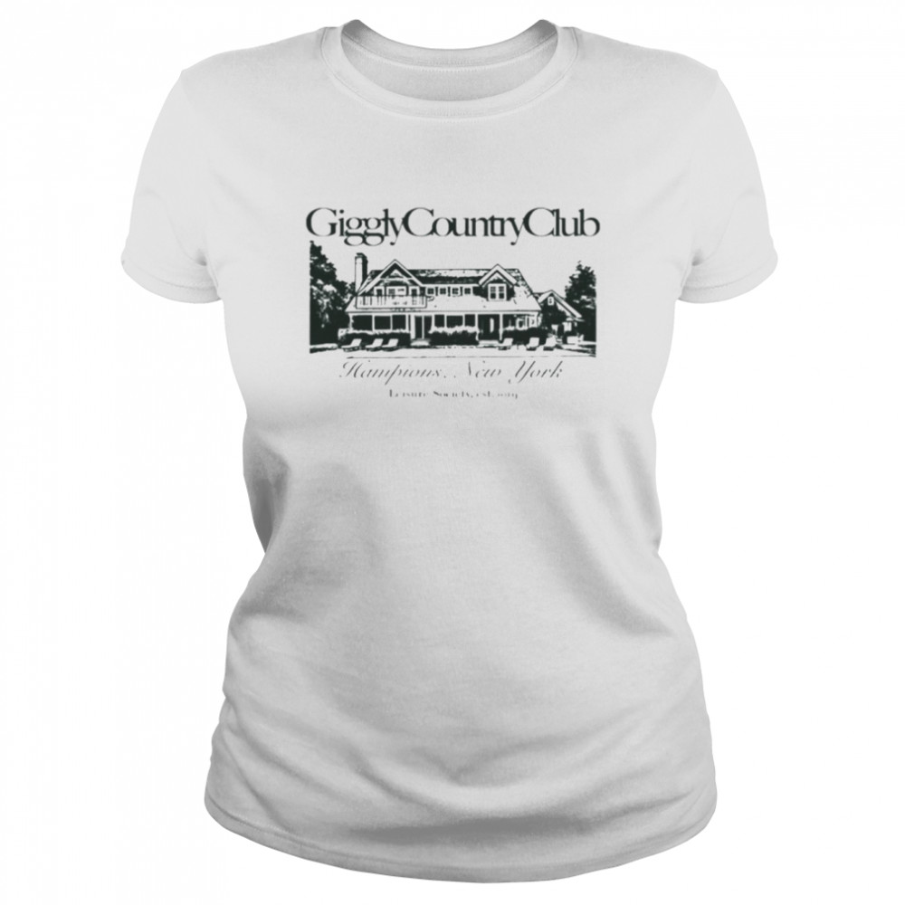 giggly country club hampions new york shirt classic womens t shirt