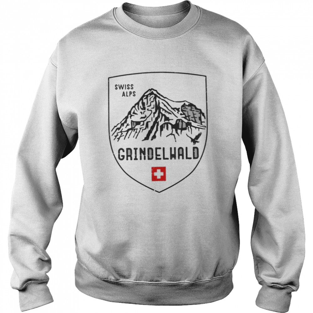 Grindelwald Mountain Emblem Switzerland shirt Unisex Sweatshirt
