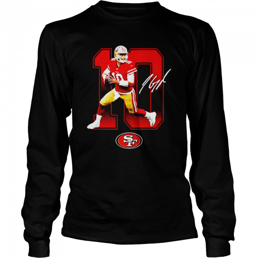 Jimmy Garoppolo San Francisco 49ers signature shirt Long Sleeved T-shirt