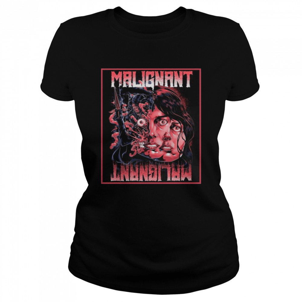 malignant fan art gidfts halloween graphic shirt classic womens t shirt