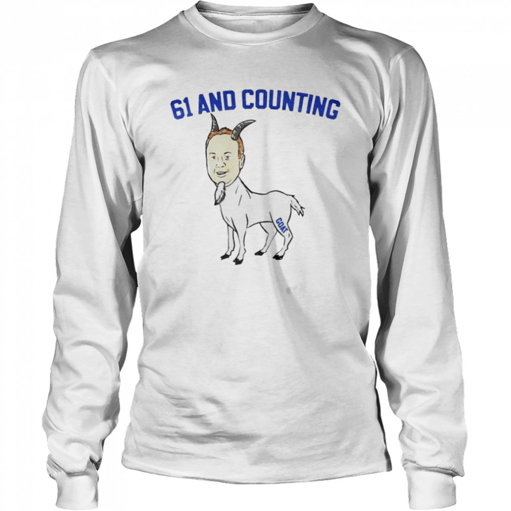 mark stoops goat 61 and counting shirt long sleeved t shirt