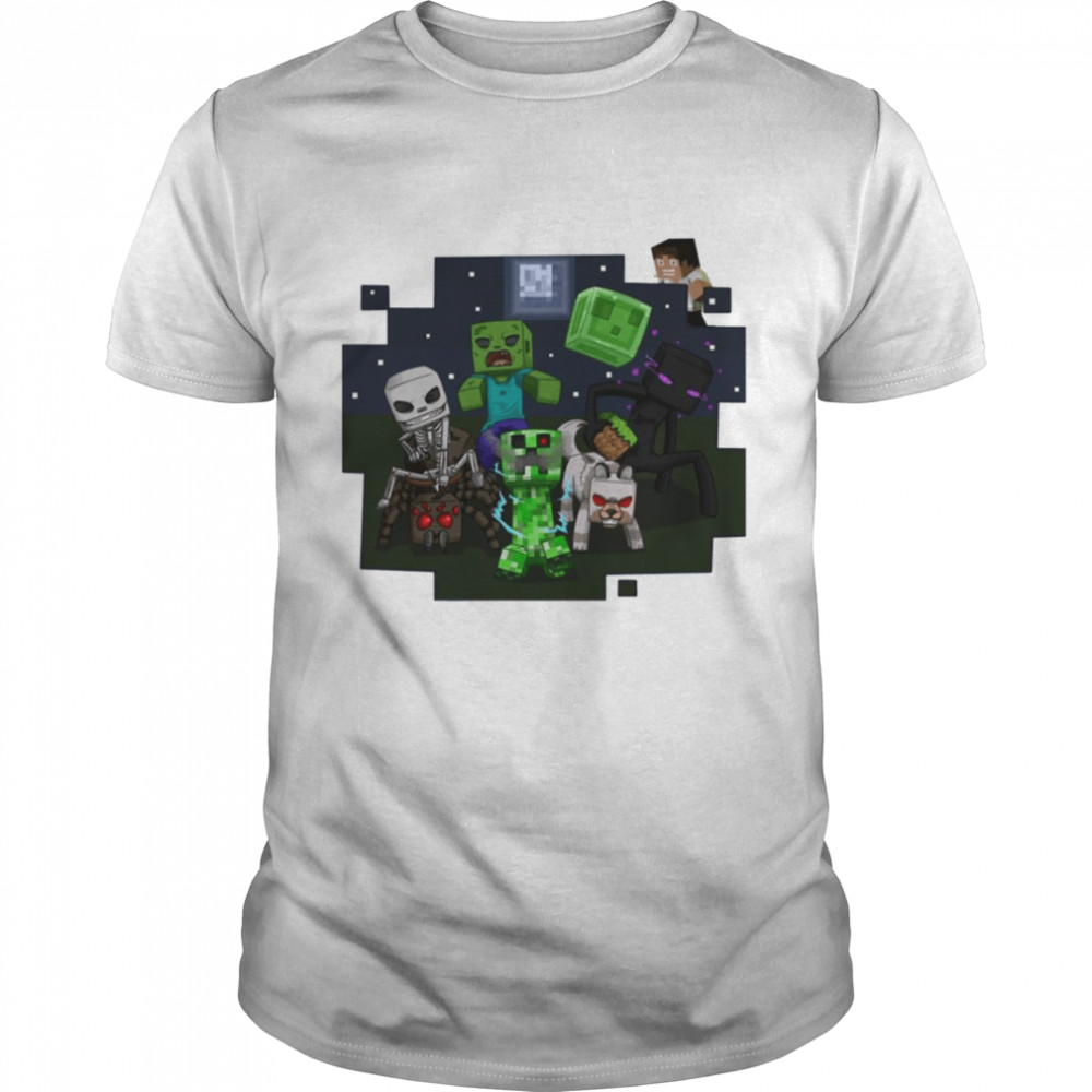 Monsters Minecraft Fun Game shirt Classic Men's T-shirt