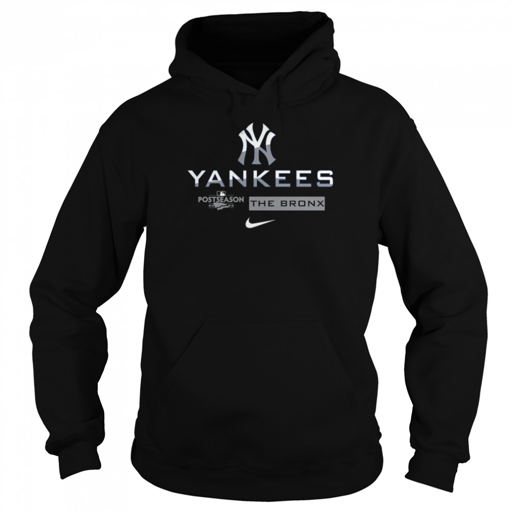 New York Yankees 2022 Postseason Authentic Collection Dugout T- Unisex Hoodie