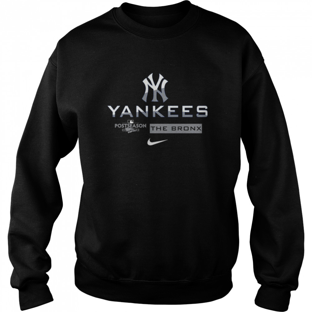 New York Yankees 2022 Postseason Authentic Collection Dugout T- Unisex Sweatshirt