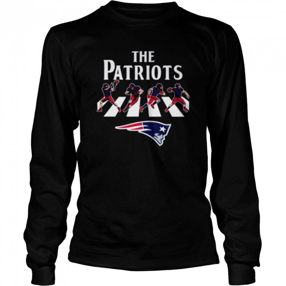NFL Football New England Patriots The Beatles Rock Band Patriots T  Long Sleeved T-shirt