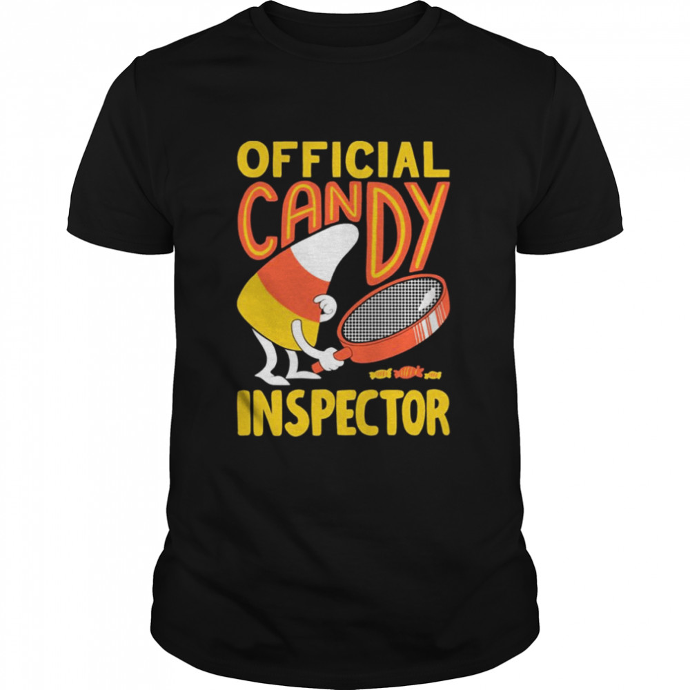 Official Candy Inspector Halloween Graphic shirt Classic Men's T-shirt