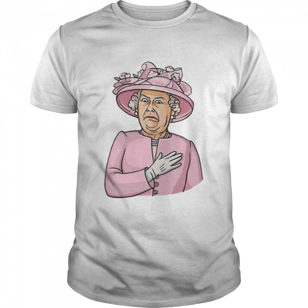 Oh Queen Elizabeth Shocked Face shirt Classic Men's T-shirt
