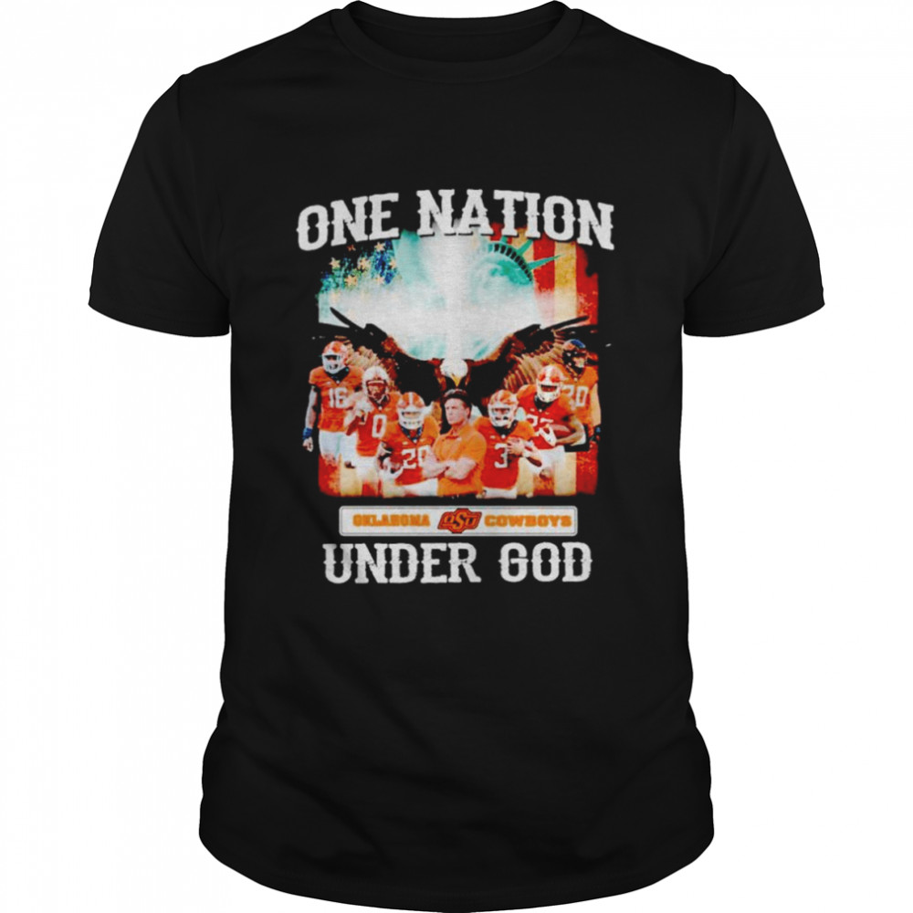 Oklahoma Cowboys one nation under God T-shirt Classic Men's T-shirt