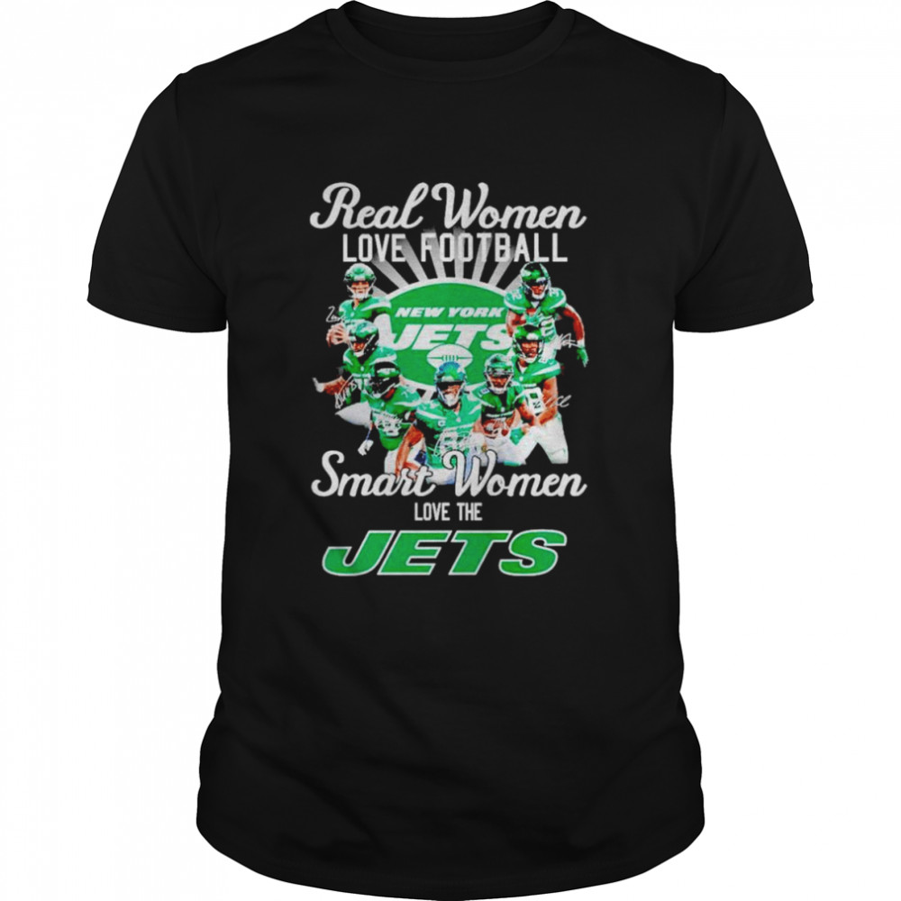 Real women love football smart women love the Jets signatures shirt Classic Men's T-shirt