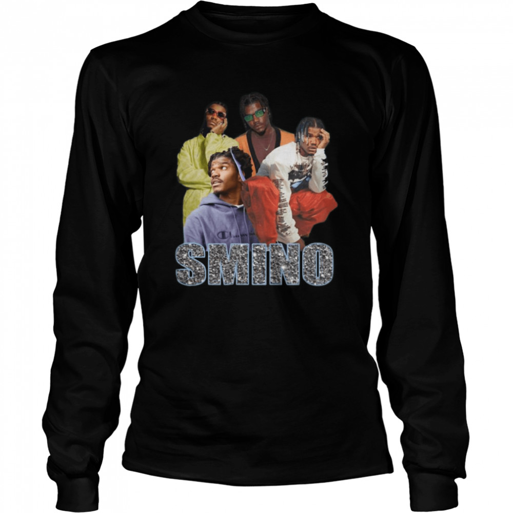 retro rapper smino illustration shirt long sleeved t shirt