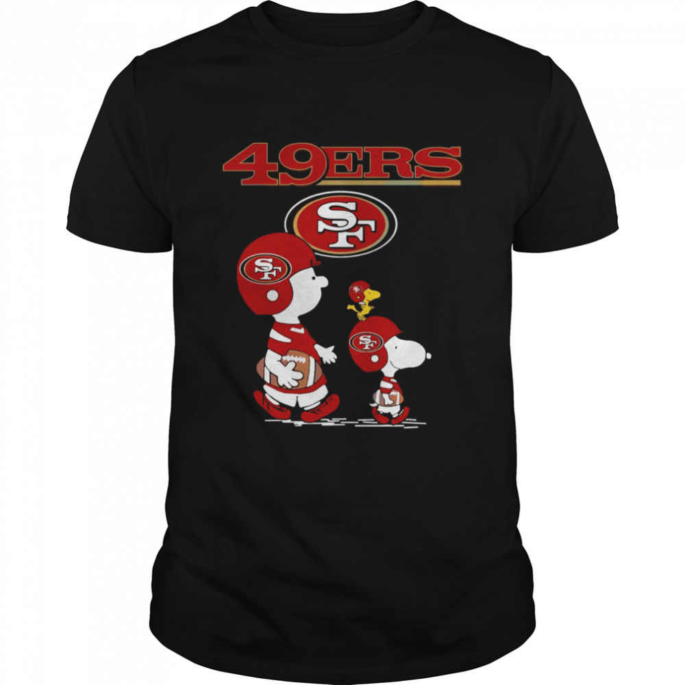 Snoopy The Peanuts San Francisco 49ers shirt Classic Men's T-shirt