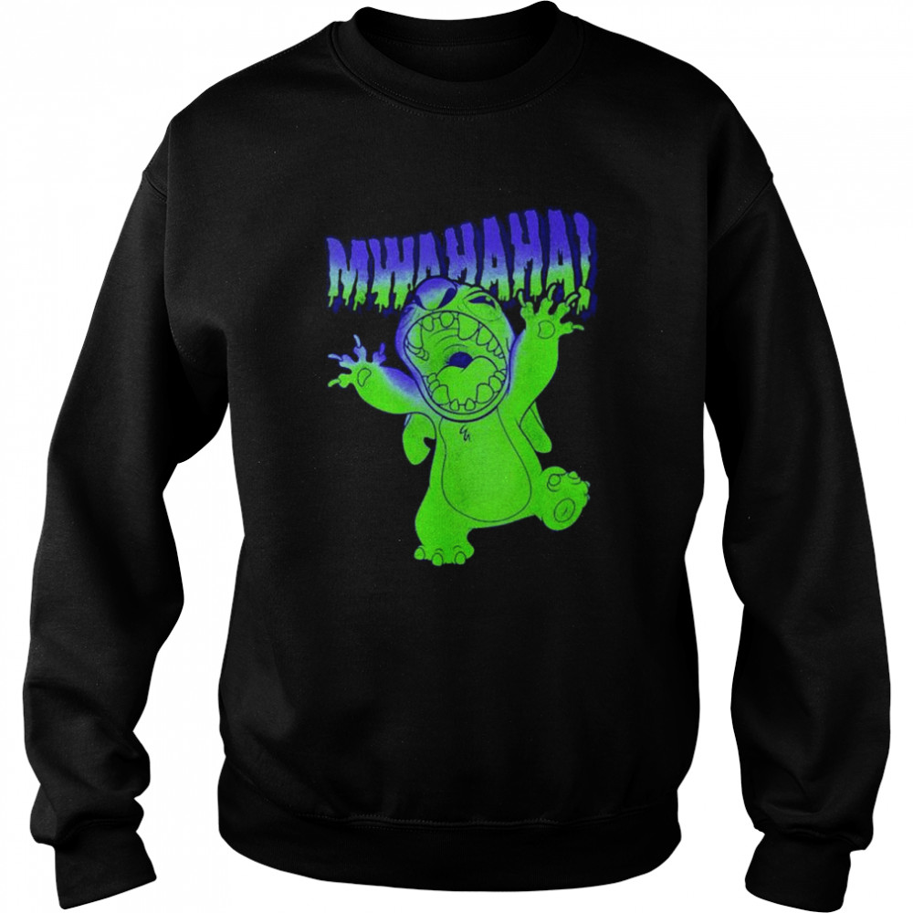 Stitch Mwahaha Halloween shirt Unisex Sweatshirt