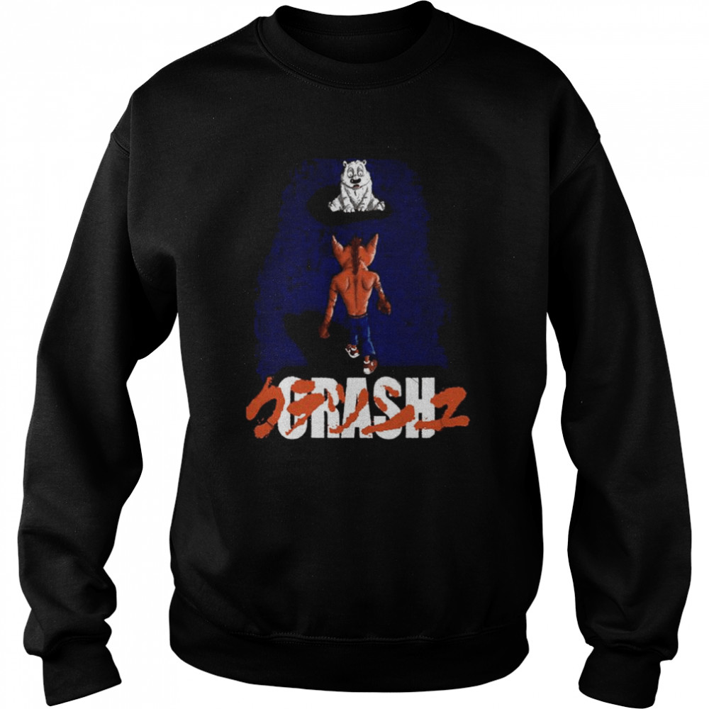 the iconic crash halloween graphic shirt unisex sweatshirt