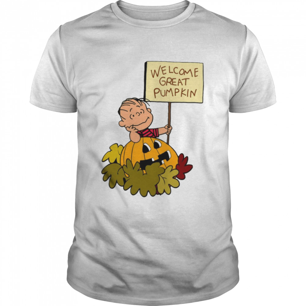 Welcome Great Pumpkin Halloween Graphic shirt Classic Men's T-shirt