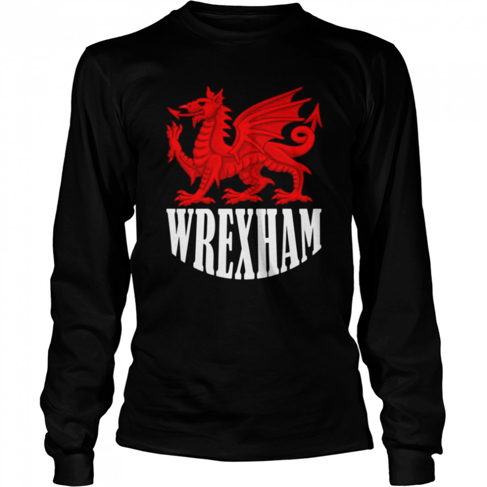 wrexham afc fan lovers shirt long sleeved t shirt