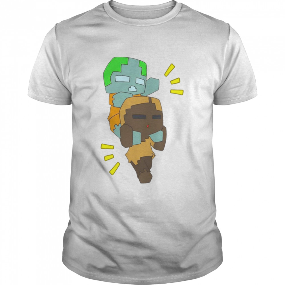 Zombies Minecraft Fun Game shirt Classic Men's T-shirt
