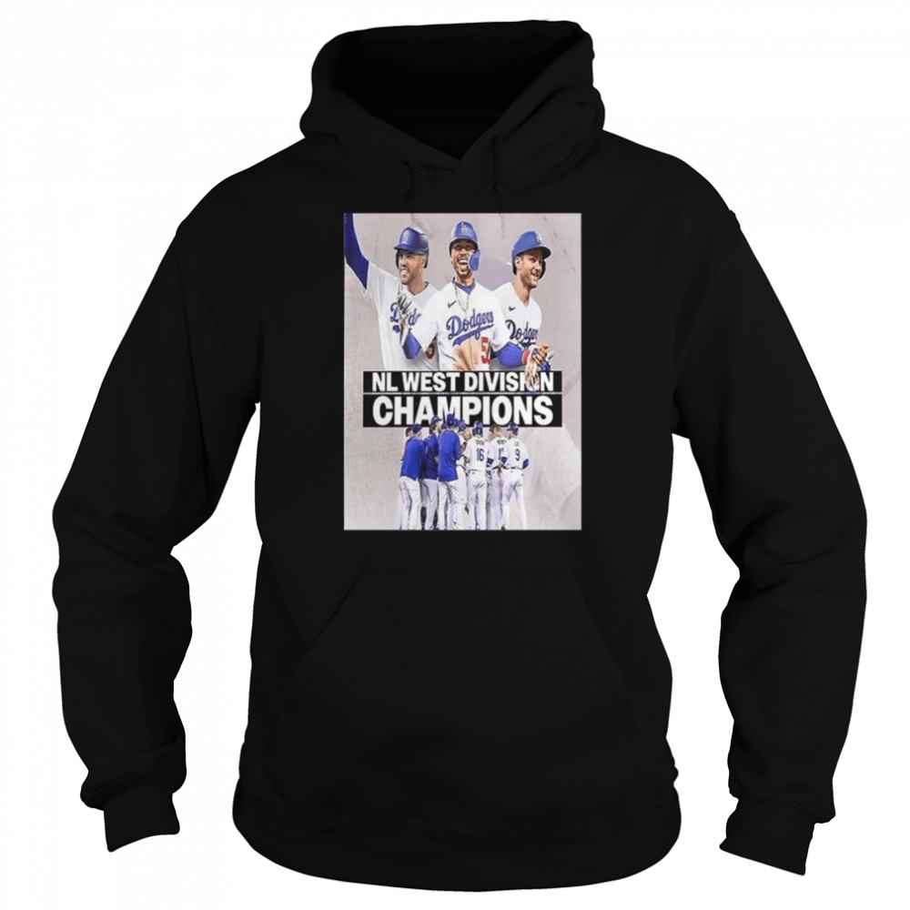 Los angeles Dodgers 2022 nl west Division champions shirt, hoodie