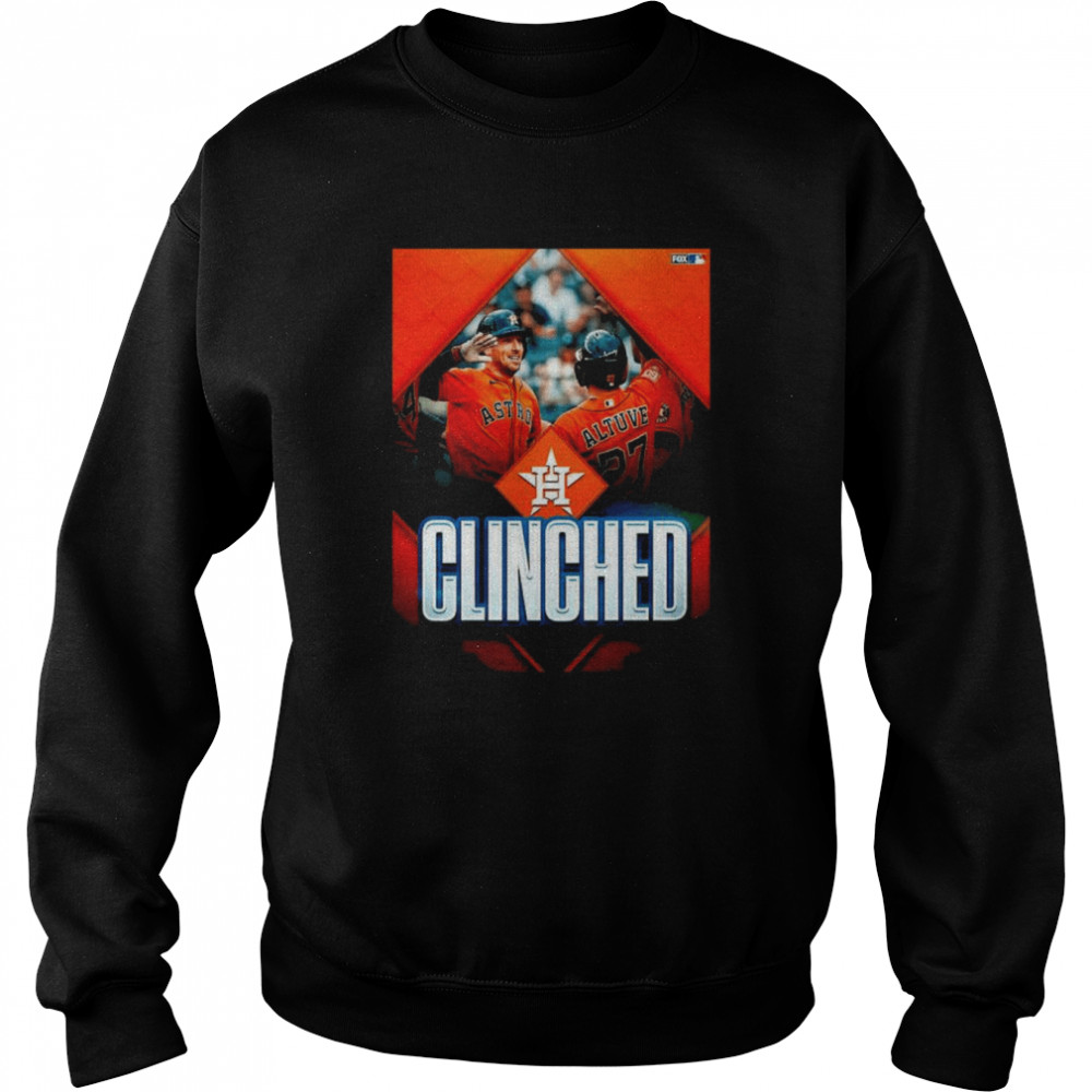 Houston astros clinched mlb postseason 2022 shirt, hoodie, sweater