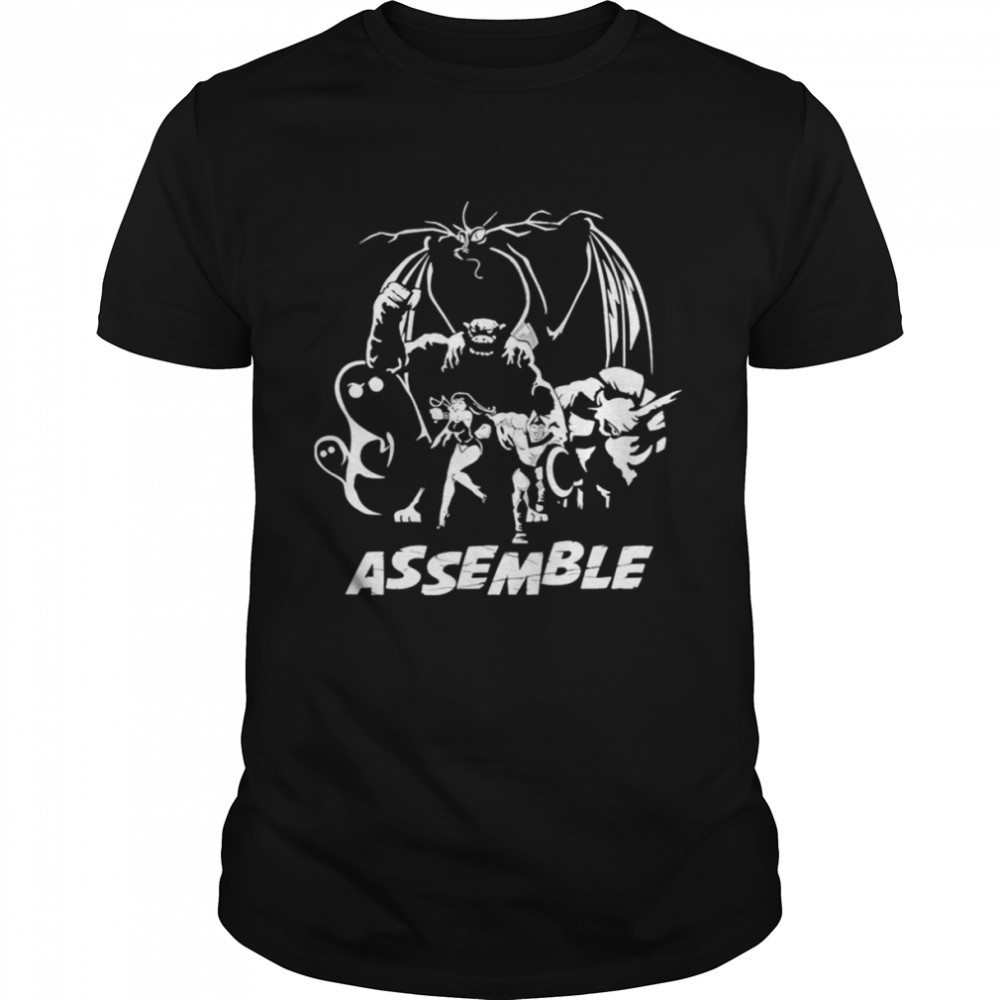 Black And White Art Assemble Team Herculoids shirt Classic Men's T-shirt