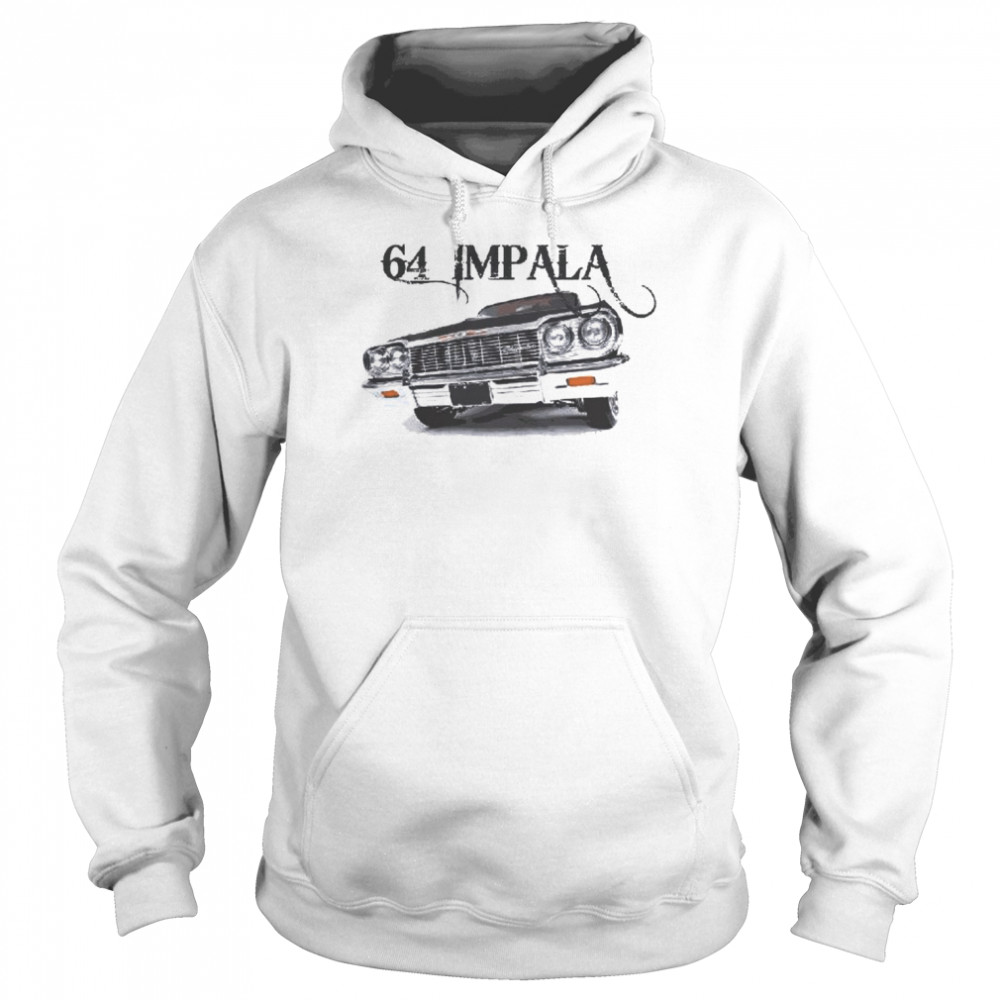64 chevy impala retro lowrider shirt unisex hoodie