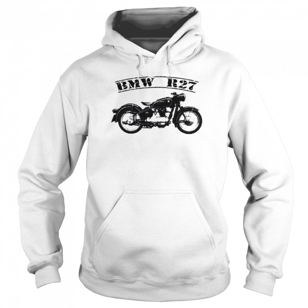 bmw r27 247cc custom antique vintage motorcycle t unisex hoodie