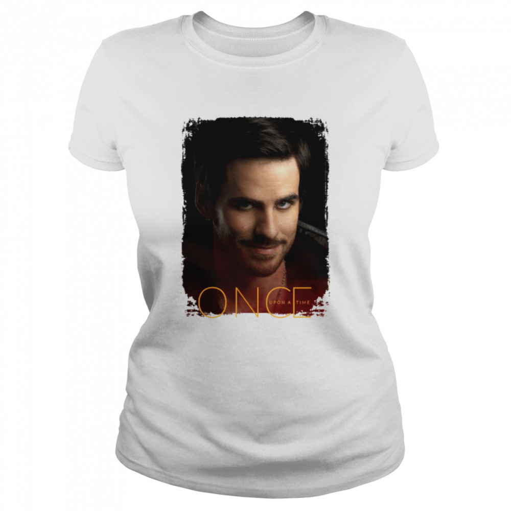 captain hook once upon a time white halloween shirt classic womens t shirt