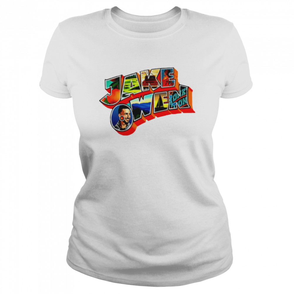 country singer rock jake owen iconic logo shirt classic womens t shirt