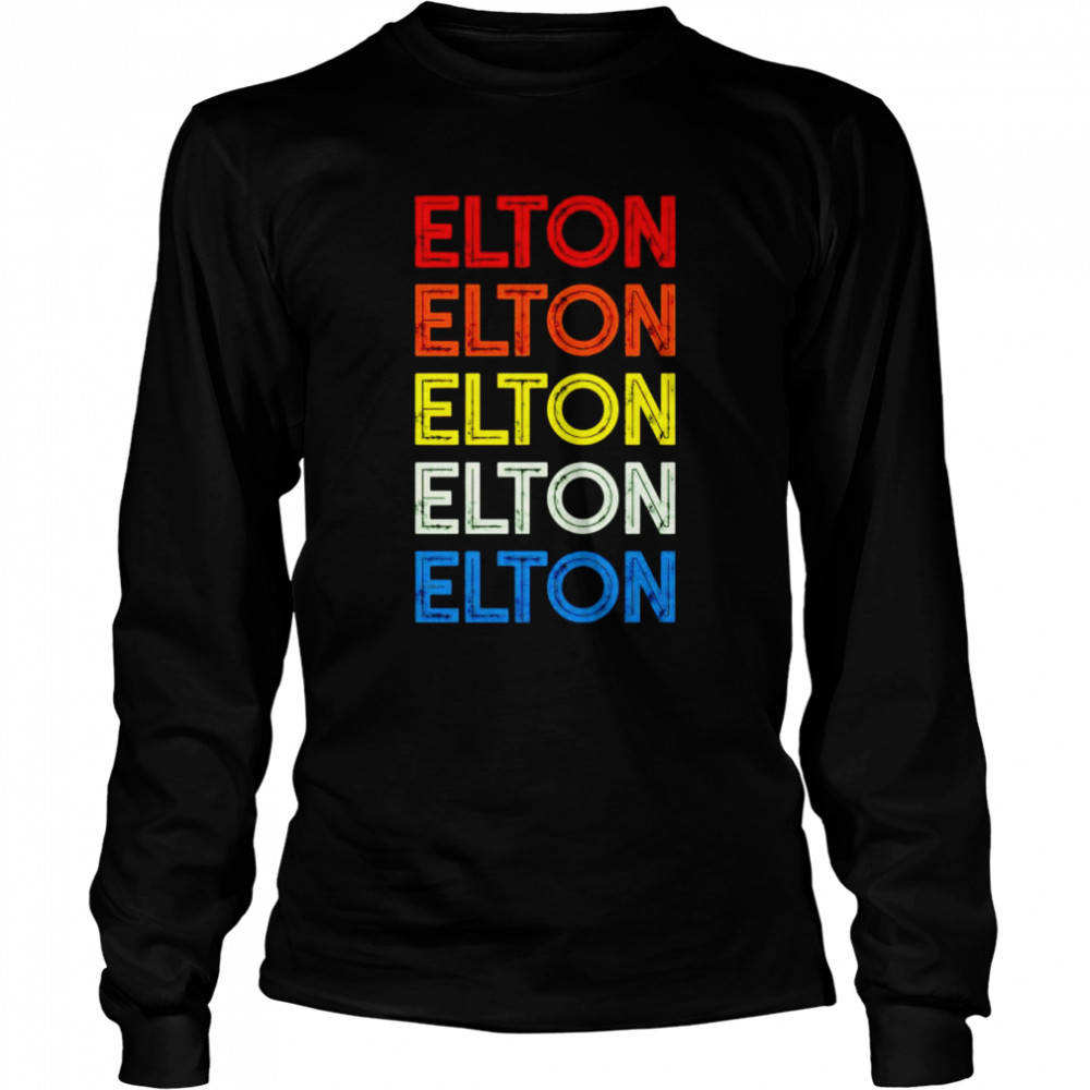 Elton vintage retro shirt Long Sleeved T-shirt